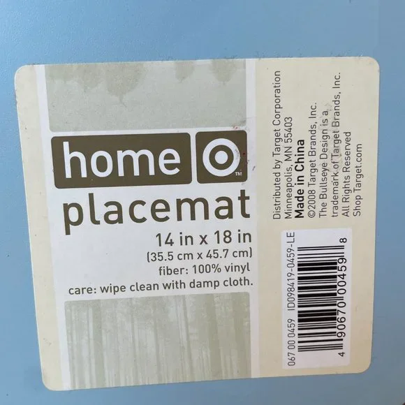 Six (6) Blue / Teal Fish Placemats - Picture 5 of 5